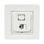 Розетка Nilson Selene белая компьютерная CAT5e RJ45 ( 23111044 )