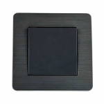 Выключатель Nilson Selene антрацит 1кл (23362501)