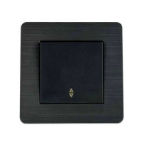 Выключатель Nilson Selene антрацит 1кл проходной ( 23362507 )