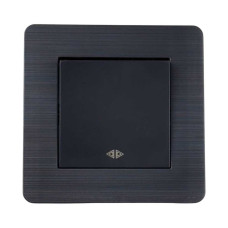 Выключатель Nilson Selene антрацит 1кл промежуточный ( 23362510 )