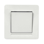 Выключатель Nilson Selene белый 1кл (23111001)