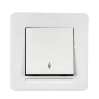 Выключатель Nilson Selene белый 1кл проходной ( 23111007 )