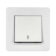 Выключатель Nilson Selene белый 1кл проходной ( 23111007 )