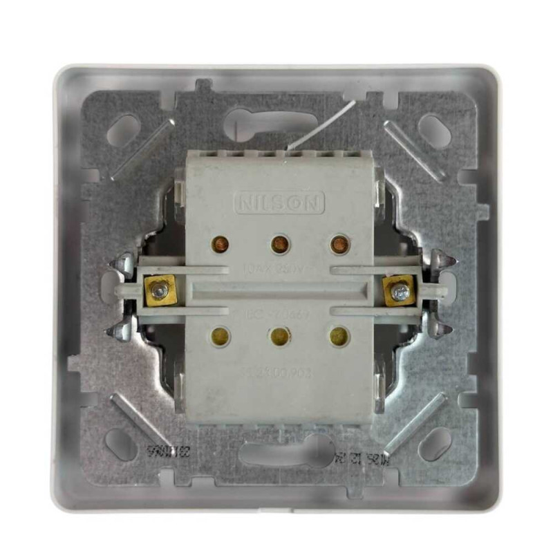 Выключатель Nilson Selene белый 3кл (23111066)