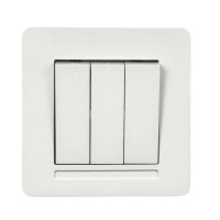 Выключатель Nilson Selene белый 3кл (23111066)