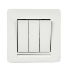 Выключатель Nilson Selene белый 3кл (23111066)