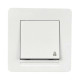 Выключатель Nilson Selene белый кнопка "ЗВОНОК" ( 23111012 )