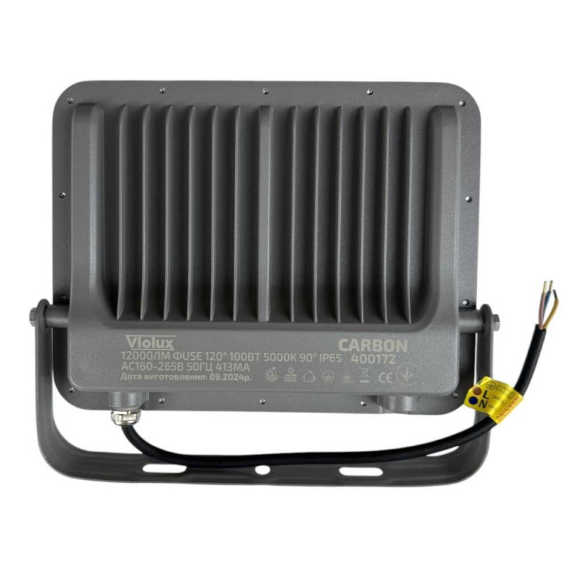 Прожектор LED Violux CARBON 100W 5000K 12000lm IP65 ( 400172 )
