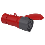 Розетка кабельна, гвинтова, 32А, 3P+N+E, IP44, 380-415В, Schneider Electric PKF32M435