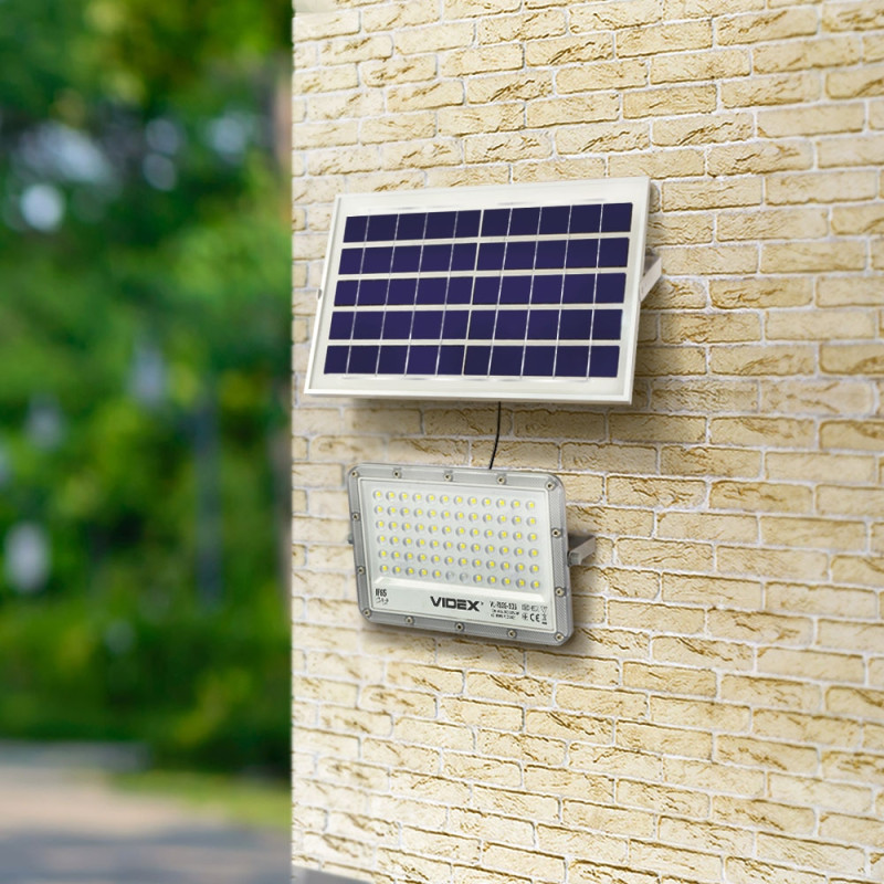 Светодиодный прожектор автономный VIDEX 50W 5000K 3.2V (VL-FSO2-505)