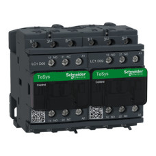 Реверсивный контактор 3Р,9A,НО+НЗ,24В 50/60Гц, Schneider Electric LC2D09B7