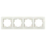 Рамка четвірна ELBI VEGA білий (510-010200-228)
