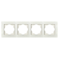 Рамка четверная ELBI VEGA белый (510-010200-228)
