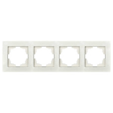 Рамка четверная ELBI VEGA белый (510-010200-228)