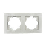 Рамка двійна ELBI VEGA білий (510-010200-226)