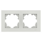 Рамка двійна ELBI VEGA білий матовий (510-016200-226)