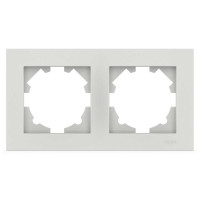 Рамка двойная ELBI VEGA белый матовый (510-016200-226)