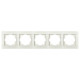 Рамка п'ятірна ELBI VEGA білий (510-010200-250)