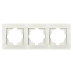 Рамка трійна ELBI VEGA білий (510-010200-227)