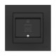 Розетка одинарная компьютерная ELBI VEGA матовый черный (510-014800-247)