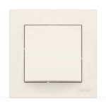 Выключатель одноклавишный ELBI VEGA белый (510-010200-200)