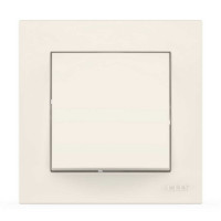 Вимикач одноклавішний ELBI VEGA білий (510-010200-200)