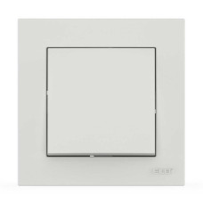 Выключатель одноклавишный ELBI VEGA белый матовый (510-016200-200)