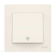 Выключатель одноклавишный проходной ELBI VEGA белый (510-010200-209)