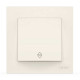 Выключатель одноклавишный проходной ELBI VEGA белый (510-010200-209)