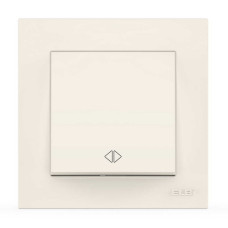 Выключатель одноклавишный промежуточный ELBI VEGA белый (510-010200-214)