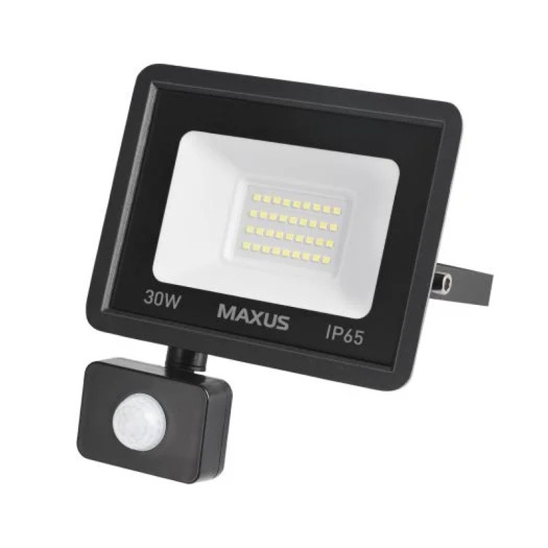 Прожектор Maxus FL-04 30W 5000K серсорний 1-MFL-04-3050s