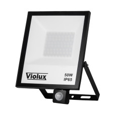 Светодиодный прожектор VIOLUX NORD-S 50W 2550 lm 6000 k IP65 с датчиком движения 400122