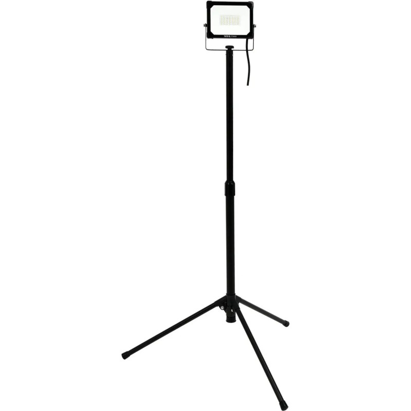 Прожектор з SMD-діодним випромін YATO: 30 Вт, 230 В,2850 Lm, на штативі h=0.6-1.22 м, кабель- 2м [6] YT-818161