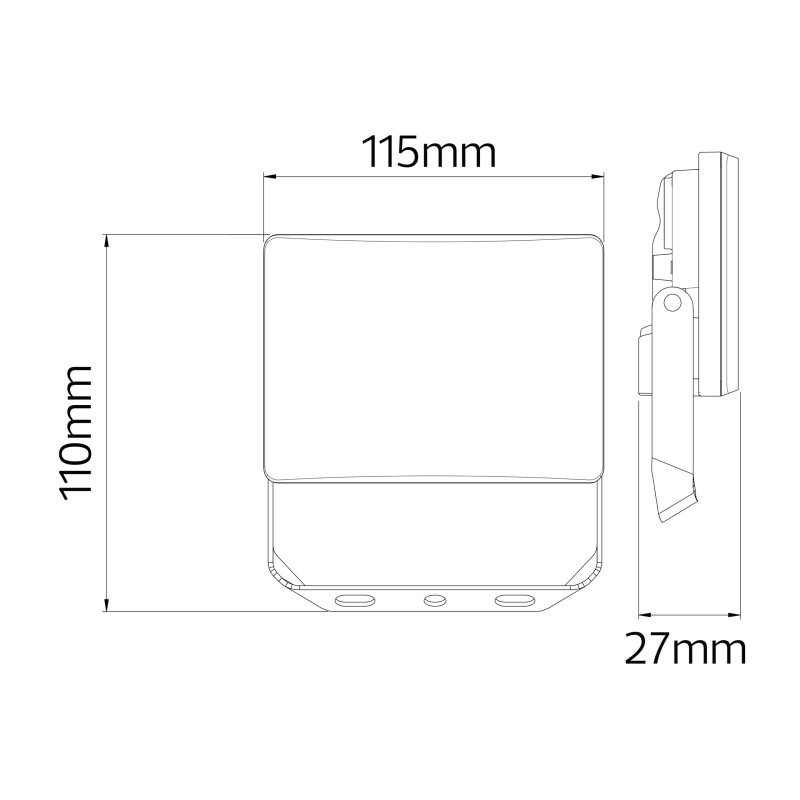Світлодіодний прожектор Horoz PEGASUS-20 20W 6400K IP65 068-024-0020-010