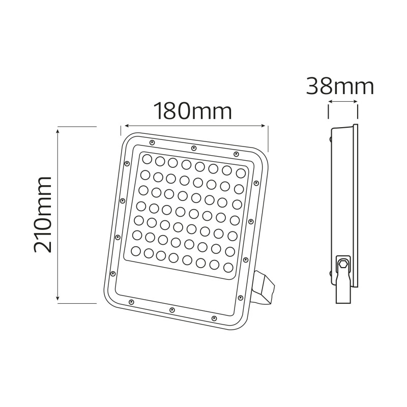 Светодиодный прожектор OSELO-50 50W 6400K IP65 068-025-0050-020