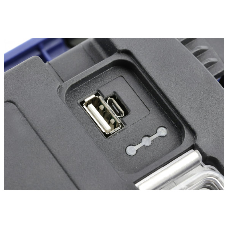 Светодиодный прожектор с аккумуляторной батареей ONYX 10 Вт 800 Лм 6400K USB 5В/1A IP54 GTV LD-OXCX10W-64