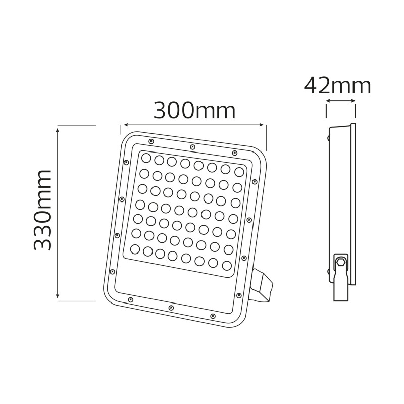 Прожектор светодиодный "OSELO-300" 300W 6400K Horoz Electric (068-025-0300-020)