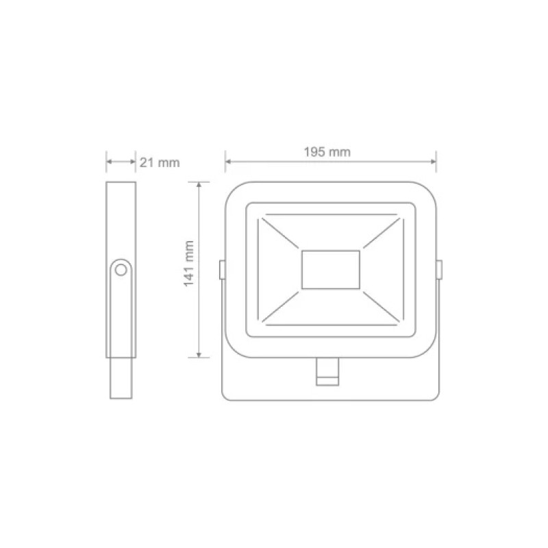 Прожектор світлодіодний MAXUS FL-01 30W 5000K (1-MFL-01-3050)