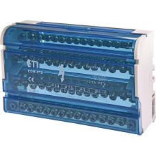 Распределительный блок EDB-415 (4p, 3L+PE/N) 125A 15 выходов ETI (001102305)