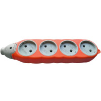 Колодка б/у, 4+4 гнезда, 16А, МИР-СТРОЙ электро