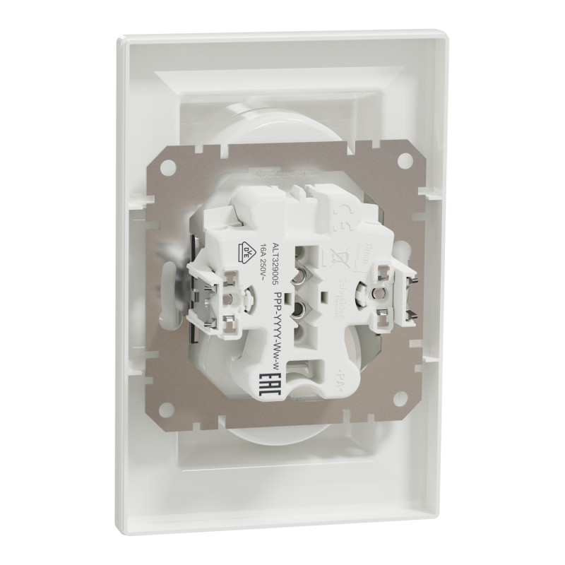 Розетка двомісна б/з SCHNEIDER Asfora бiла EPH9700121