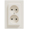 Розетка двойная б/з SCHNEIDER Asfora крем EPH9700123