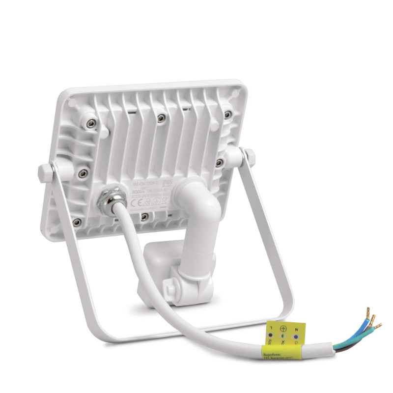 Светодиодный прожектор VIDEX F2e 10W 900Lm 5000K 220V с датчиком движения и освещенности (VLE-F2e-105W-S)