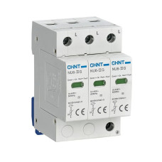 Устройство защиты от импульсных перенапряжений NU6-IIG 40kA/440V 3P CHINT 252542