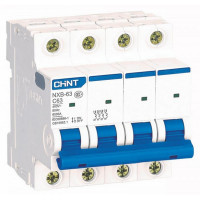 Модульный автоматический выключатель NXB-63 4P C63 6kA CHINT 814254
