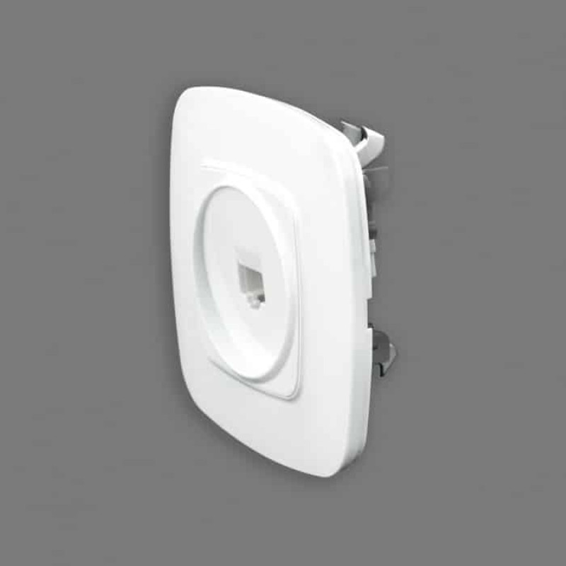 Розетка встроенная ТФ белая ELA (112-007-0010-010) Horoz Electric