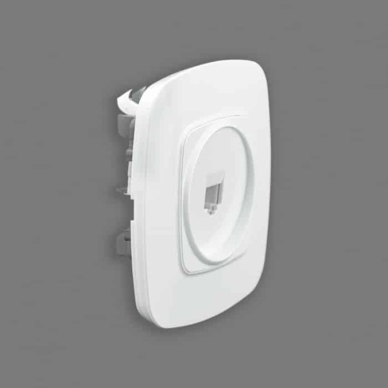 Розетка встроенная компьютерная белая ELA (112-007-0011-010) Horoz Electric