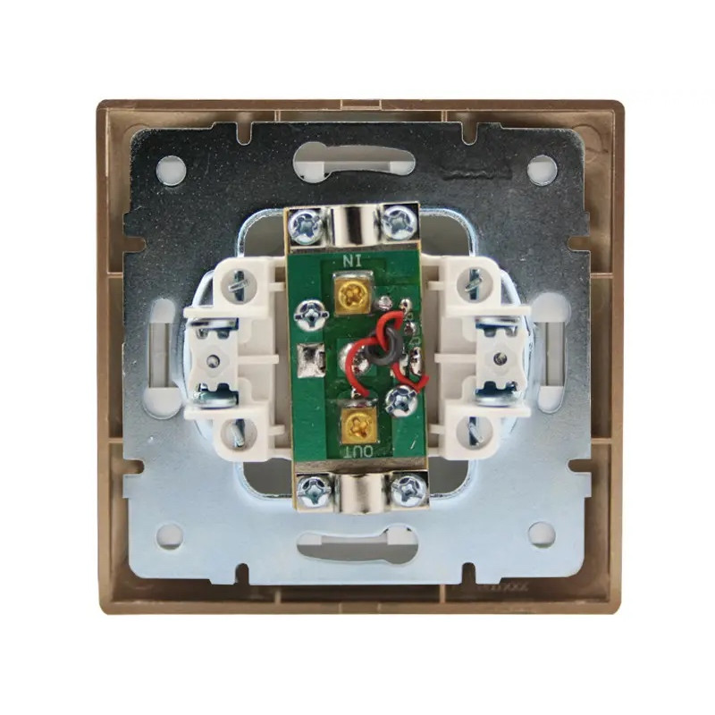 Розетка Mira Светло-коричневый перламутр ТV проходная 701-3131-129