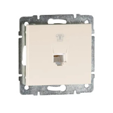 Розетка TF евро Rain Крем 703-0388-137