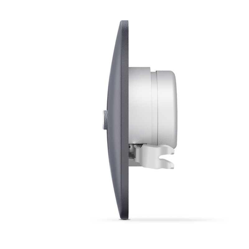 Розетка TV+SAT кінцева чорний графіт VIDEX BINERA (VF-BNSK2TVSATE-BG)